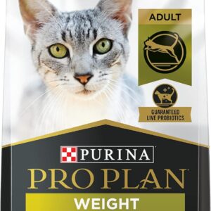 purina pro plan weight control dry cat food, chicken and rice formula 16 lb. bag