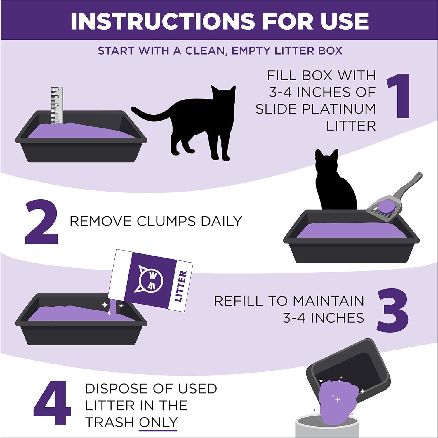 arm & hammer clump & seal slide platinum multi cat clumping litter, easy clean, superior odor control, 18 lbs arm & hammer clump & seal slide platinum multi cat clumping litter, easy clean, superior odor control, 18 lbs